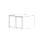 Lacquer White 36x18 Wall Cabinet - RTA thumbnail