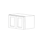Calypso Grey 36x18x24 Wall Cabinet - Assembled thumbnail