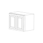 Romona Modern Gray 36x21x12 Wall Cabinet - Assembled thumbnail