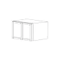Ashton Grey Shaker 36x21x12 Wall Cabinet - RTA thumbnail