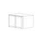 Lexington Espresso Shaker 36x21x12 Wall Cabinet - Assembled thumbnail