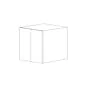 Moonlight White 36x21x24 Wall Cabinet - RTA thumbnail