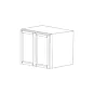 Alden Grey Shaker 36x24x24 Wall Cabinet RTA thumbnail