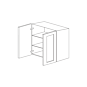 Jersey White Shaker 36x30 Wall Cabinet - RTA thumbnail