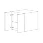 Calypso Grey 36x30 Wall Cabinet - RTA thumbnail
