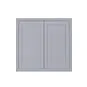 Dark Blue Inset Shaker 36x30 Wall Cabinet - RTA thumbnail