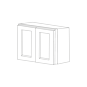 Lexington White Shaker 36x36 Wall Cabinet - Assembled thumbnail