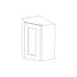 Glossy White 24x30 Wall Diagonal Corner Cabinet - RTA thumbnail