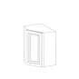 Romona Modern Gray 24x30 Diagonal Corner Wall Cabinet - RTA thumbnail