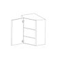 Pale Pine 24x30 Wall Diagonal Corner Cabinet - RTA thumbnail