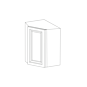 Romona Modern Gray 24x36 Diagonal Corner Wall Cabinet - RTA thumbnail