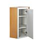 Vintage White Inset 27x30 Wall Diagonal Corner Cabinet - RTA thumbnail