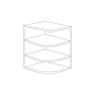 Lexington Espresso Shaker 9x30 Wall End Shelf - Assembled thumbnail