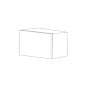 Piano Paint White Gloss 30x21 Horizontal Lift Up Wall Cabinet - RTA thumbnail
