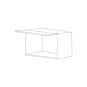 Piano Paint White Gloss 30x21 Horizontal Lift Up Wall Cabinet - RTA thumbnail