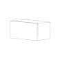 Piano Paint White Gloss 36x18 Horizontal Lift Up wall Cabinet - Assembled thumbnail