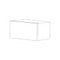 Off White Flat Panel 36x21 Horizontal Lift Up Wall Cabinet - RTA thumbnail