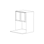 Lexington Grey Shaker 27x30x12 Wall Microwave Cabinet - Assembled thumbnail