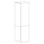 Piano Paint White Gloss 18x90 Utility Cabinet- RTA thumbnail