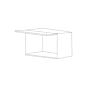 Glossy White 36x15 Horizontal Wall Single Door Cabinet - RTA thumbnail