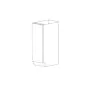 Lucca 9" Base Spice Drawer Cabinet - White Melamine Box - RTA thumbnail