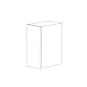 Lucca 15x42 Wall Cabinet - White Melamine Box - RTA thumbnail