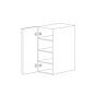 Lucca 15x42 Wall Cabinet - White Melamine Box - RTA thumbnail