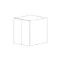 Lucca 36x24x12 Wall Cabinet - White Melamine Box - RTA thumbnail