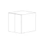 Bella 36x30 Wall Cabinet - White Melamine Box - RTA thumbnail