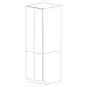 Bella 30x84 Pantry Cabinet - White Melamine Box - RTA thumbnail