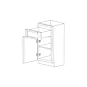 Carolina Hickory Shaker 21" Base Cabinet - RTA thumbnail