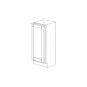 Rustic Grey Shaker 6" Spice Rack Drawer Cabinet - RTA thumbnail