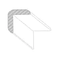 Manhattan Modern Grey 90" Outside Corner Molding thumbnail