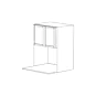 Missouri Maple Shaker 27x42 Microwave Wall Cabinet - RTA thumbnail