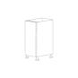 Matte Black 15" Base Cabinet - 1 Door - RTA thumbnail