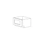 Lunar Slim Oak Shaker 30" Oven Base Cabinet - RTA thumbnail