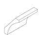 Navy Blue Shaker 5" Curved Crown Molding thumbnail