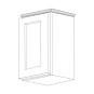 Lunar Grey Shaker Crown Molding Flat 2"x90" thumbnail