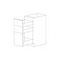 Piano Paint White Gloss 12" Drawer Base Cabinet - Assembled thumbnail