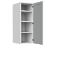 Lunar Grey Shaker 18x55 Pantry Top Part - White Melamine Box - RTA thumbnail