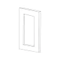 Lunar Grey Shaker Wall Fake Door 13"Wx42"H thumbnail