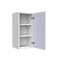 Lunar White Shaker 9x30 Wall Cabinet - White Melamine Box - RTA thumbnail
