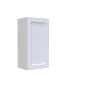 Lunar White Shaker 9x30 Wall Cabinet - White Melamine Box - RTA thumbnail