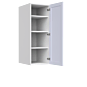 Lunar White Shaker 18x61 Pantry Top Part - White Melamine Box - RTA thumbnail