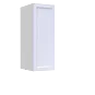 Lunar White Shaker 18x61 Pantry Top Part - White Melamine Box - RTA thumbnail