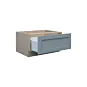 Lunar Grey Shaker 30" Oven Base Cabinet - 12" Drawer thumbnail