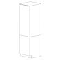 Piano Paint White Gloss 24x84 Utility Cabinet - RTA thumbnail