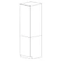 Piano Paint White Gloss 24x96 Utility Cabinet - RTA thumbnail