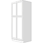 Lunar Grey Shaker End Panel 13"x96" thumbnail