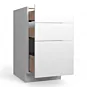 Super Matte Cyan 30" Three Drawer Base Cabinet - RTA thumbnail